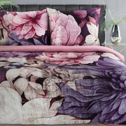 MAKOSATÉNOVÉ OBLIEČKY REINA35 200X220 CM, 2KS 70X80 CM KVETY