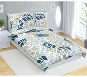 Bavlnená posteľná bielizeň Variace modrá, 140 x200 cm, 70 x 90 cm