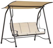 Záhradná hojdačka béžová