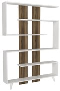 Knižnica Rain White Walnut