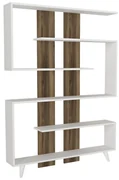 Knižnica Rain White Walnut