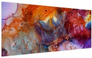 Obraz - Abstraktné atramentové umenie (120x50 cm)