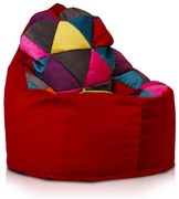 Sedací vak Yoko Modern Mix plyš Farba: A12