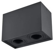 Bodové svietidlo HADAR Q2 2xGU10/10W/230V čierna