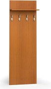 Vešiaková stena PRIMO WOOD, 4 háčiky, polica, roky zvisle, čerešňa