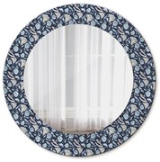 Boho vzor Okrúhle dekoračné zrkadlo na stenu