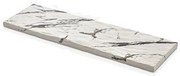 KULSAN MELAMÍNOVÝ MRAMOROVÝ PODNOS 53X16,3 CM BIELY