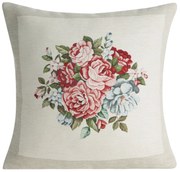 GOBELÍNOVÁ DEKORAČNÁ OBLIEČKA NA VANKÚŠ NAT 45X45 CM VZOROVANÁ