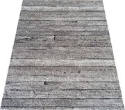DY Sivý moderný koberec s abstraktným vzorom Panamero 20 Rozmer: 80x150 cm