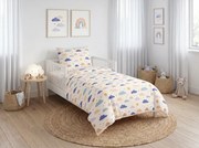 Krepové obliečky do postieľky Renforcé CLOUDIRO farebné Rozmer obliečky: 45 x 65 cm | 90 x 140 cm