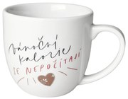 Bella Rose Vianočný hrnček Vánoční kalorie se nepočítají