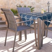 ZÁHRADNÝ VODEODOLNÝ OBRUS GARDEN 85X85 CM VZOROVANÝ