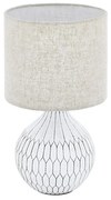 Eglo 99332 - Stolná lampa BELLARIVA 1xE27/40W/230V