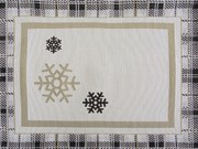 VIANOČNÉ GOBELÍNOVÉ PRESTIERANIE NA STÔL ANGEL 35X45 CM VZOROVANÁ