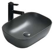 Mexen RITA umývadlo, 45x32 cm, tmavo-šedá, 21084571