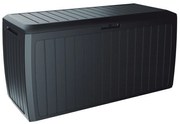 Záhradný úložný box Boxe Board antracit, 290 l, 116 cm