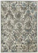 Koberec Versage 2301A Ornament sivý / biely