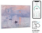 Klarstein Wonderwall Air Art Smart, infračervený ohrievač, 80 x 60 cm, 500 W, východ slnka