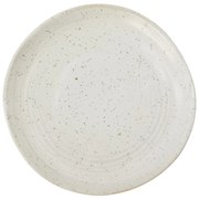 House Doctor Kameninový dezertný tanier Pion Grey/White 16,5 cm