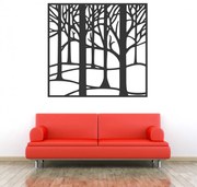 Obraz na stenu vyrezávaný z drevenej preglejky Topoľ LUBELA I 3D HODINY PR0186 HEU-