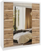 Šatníková skriňa SERENITY 158 cm dub wotan mat ME SERENITY SZP7/0/W/DW/0/HIAL