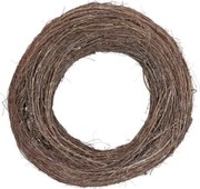 Šedý veniec z brestových vetiev Elm Branch - Ø 40*10 cm