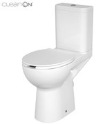 Cersanit Etiuda, WC kombi misa zvýšená pre hendikepovaných, CleanOn bez sedátka, zadný odpad, K11-0221
