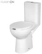 Cersanit Etiuda, WC kombi misa zvýšená pre hendikepovaných, CleanOn bez sedátka, zadný odpad, K11-0221