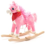 Hojdací koník s melódiou a šatkou Baby Mix Hviezdička