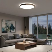 Brilagi - stmievateľné svietidlo PILANA LED/72W/230V dub/čierna, priemer 80 cm + diaľkové ovládanie