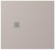 Polysan Polysan, TRENECA sprchová vanička z liateho mramoru s možnosťou úpravy rozmeru 100x90cm, béžová matná, 84306.81