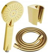 Mexen príslušenstvo - 1-bodový ručný sprchový set R-40, zlatá, 785406052-50