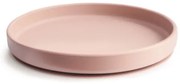Mushie Classic silikónový tanier s prísavkou - Blush