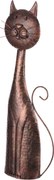 Kovová dekorácia mačka 61 cm