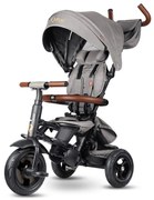 QPlay - Detská trojkolka 6v1 RITO DELUXE sivá