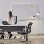 Toptabule.sk Bezrámová magnetická tabuľa BIELA 100x40 cm