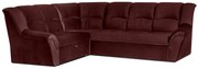 Rohová sedacia súprava DUBAJ XL, Ľavá, vínová (monolith 69)