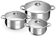 6-dielna sada nerezových hrncov 53447