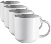 Mäser Súprava hrnčekov na kávu Lunaria Grey 360 ml, 4 ks