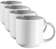 Mäser Súprava hrnčekov na kávu Lunaria Grey 360 ml, 4ks