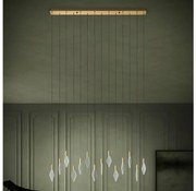 Eglo 390362 - LED Stmievateľný luster na lanku MIRADOR 14xLED/3,3W/230V zlatá