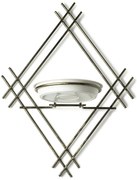 NÁSTENNÝ DRŽIAK NA KVETINÁČ EVELIN 41X31X26 CM ZLATÁ