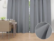 Biante Dekoračný záves Rongo RG-068 Sivý 140x140 cm