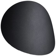 Nástenné svietidlo Senses, 1x čierne kovové tienidlo