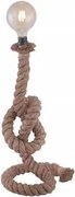 Leuchten Direkt 15480-18 - Stolná lampa ROPE 1xE27/60W/230V