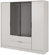 Skriňa Kelly 4D RM cashmere s LED