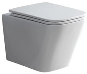 Mereo Mereo, WC závesné kapotované, RIMLESS, 490x340x350, keramické, vr. sedátka, MER-VSD83S