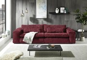 XXXLutz VEĽKÁ POHOVKA, textil, vínovočervená Livetastic - Sedačky - 002220057702