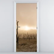 Fototapeta na dvere - Holé stromy (95x205cm)