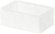 Compactor Úložný organizér do zásuvky Compactor TEX - košík M, 18 x 12 x 7 cm, biely, M
